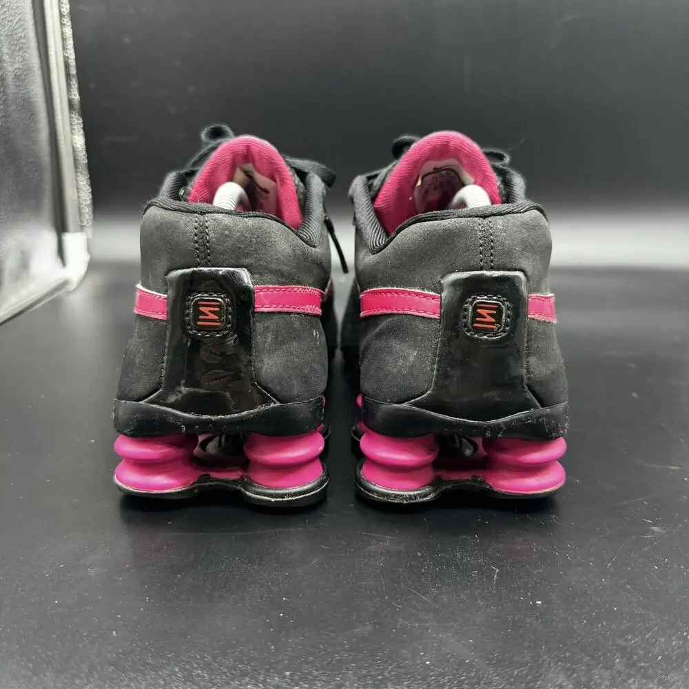 Nike Shox 2011 Size 5Y Youth Black Pink 616542-060 GUC READ LISTING